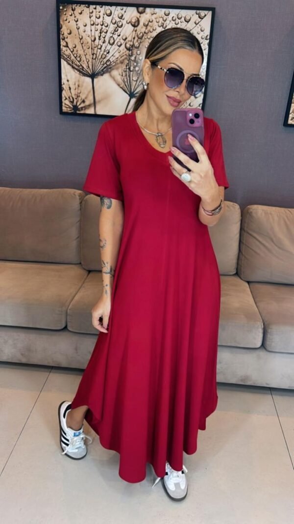 Vestido Camila  Vermelho