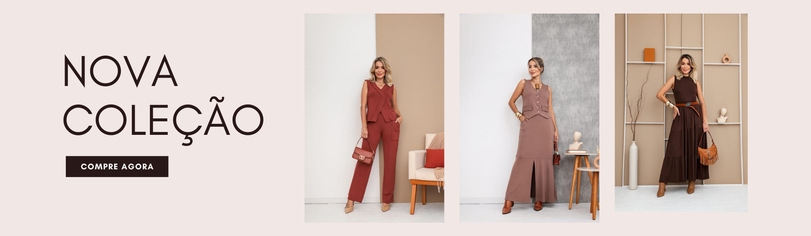 Banner para E-commerce Coleção Inverno Minimalista